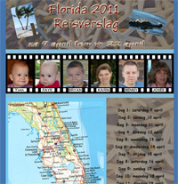 Fotolink naar het reisverslag van Florida 2011.